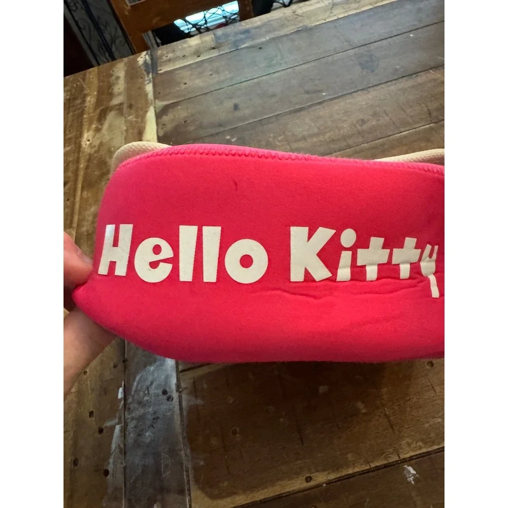 Hello Kitty Sanrio Pink Neoprene Shoulder Bag Kids Character Purse Snap Closure